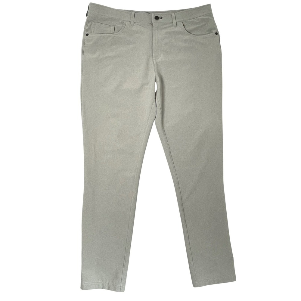 Public Rec Workday Pants Mens 38x31 Grey Technical Stretch Chino‎ 5-Pocket Taper - Picture 2 of 13
